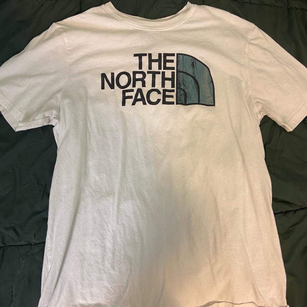 The North Face white tee
